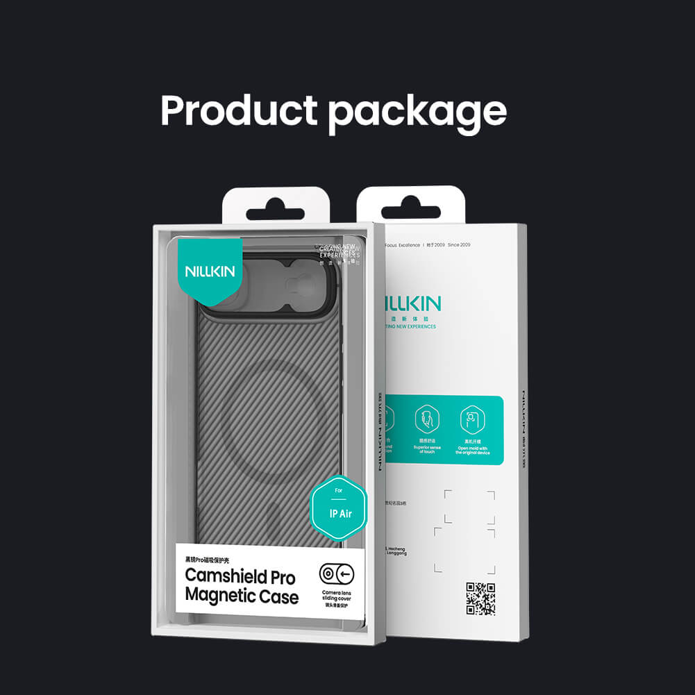 Чехол-крышка NILLKIN для Apple iPhone Air (iPhone 17 Air 6.6) (2025) (серия CamShield Pro Magnetic case Clear version)